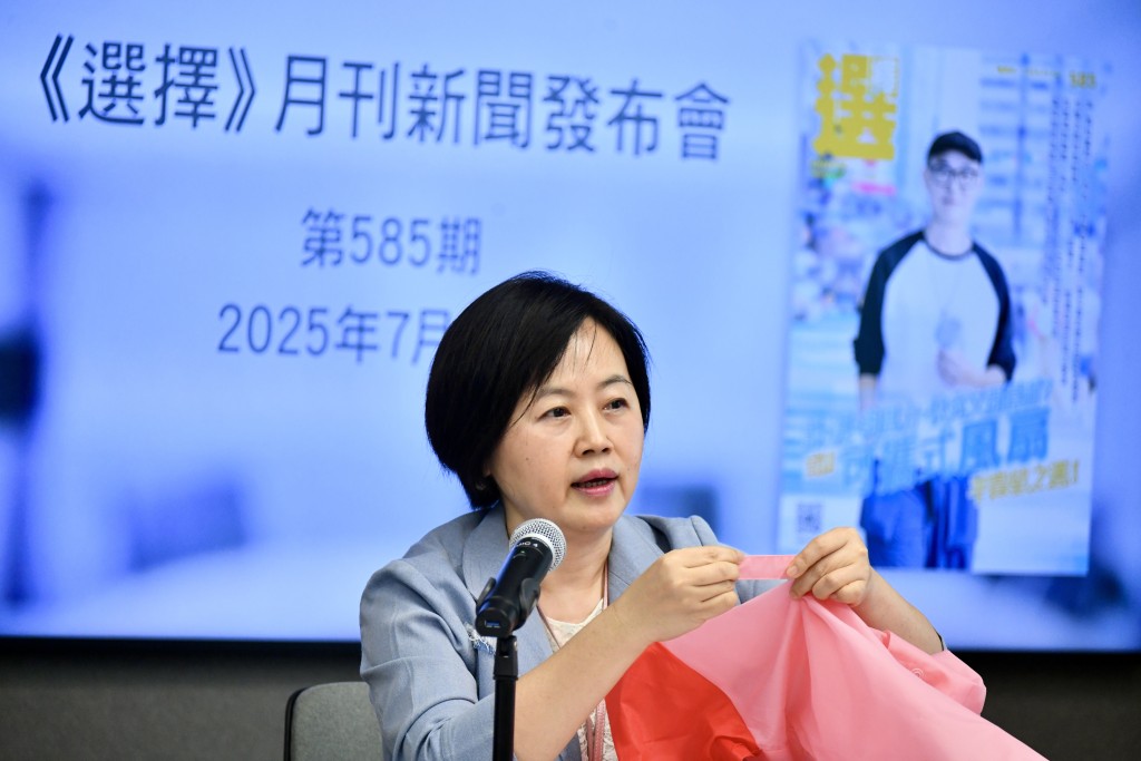 消委會研究及普查總監張昕帆。盧江球攝 消委會研究及普查總監張昕帆。盧江球攝