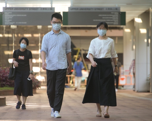 大學生的社會幸福感去年顯著下跌。資料圖片