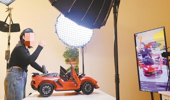 事主是一名网络直播主。 新华社资料图