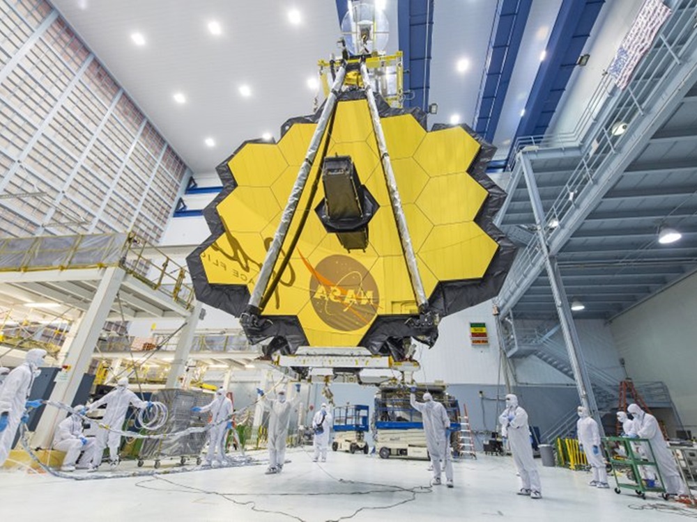 新一代功能更強大的韋伯太空望遠鏡。美聯社圖片