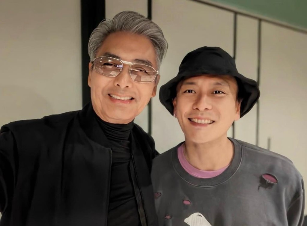 上月黃宗澤同周潤發、苗僑偉、佘詩曼、吳卓羲等食開年飯。
