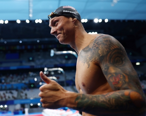 積素奪男子100米自由泳金牌。Reuters