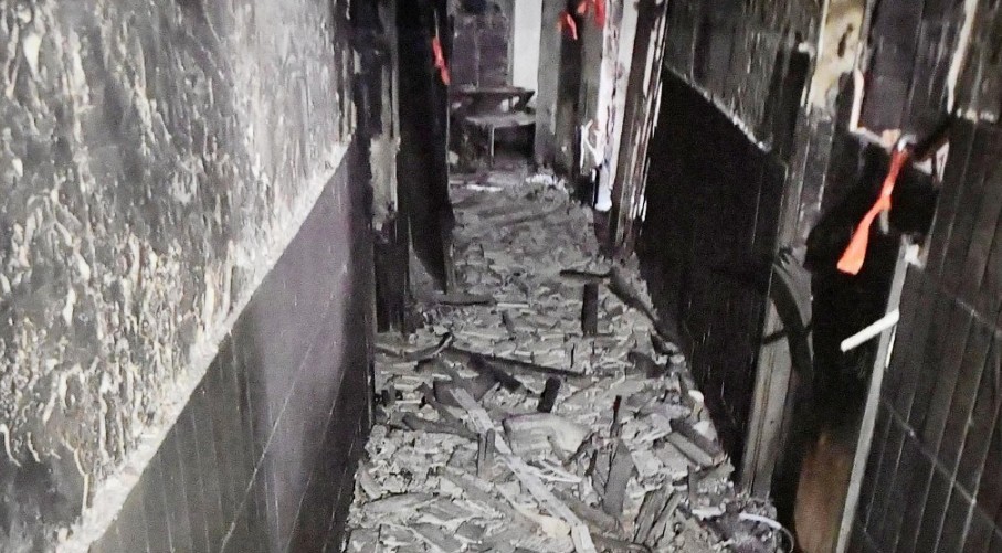 有心理準備面對焦黑的牆壁或家具。資料圖片 有心理準備面對焦黑的牆壁或家具。資料圖片