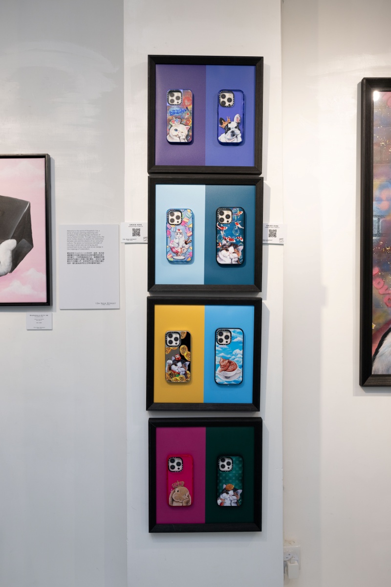 Leonlollipop與人氣手機保護殼品牌casetify合作推出的9款手機殼及手機配件，都可以在展覽場內找到。