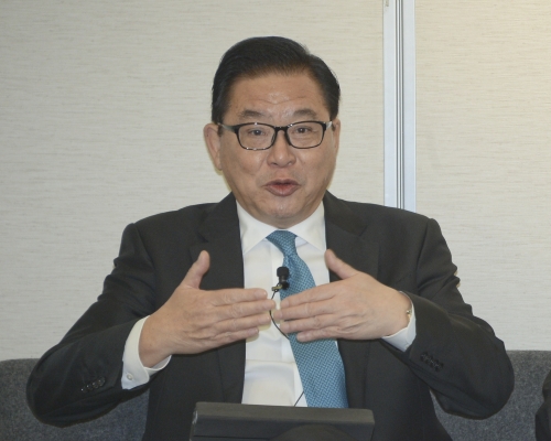 林健鋒指剔除9項罪類可釋除商界及市民疑慮。資料圖片