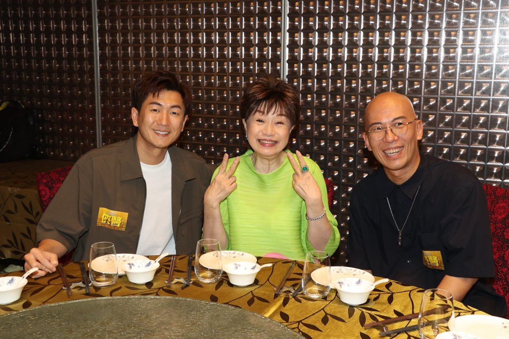 《俠醫》其他演員左起︰馬貫東、程可為與彭懷安。 《俠醫》其他演員左起︰馬貫東、程可為與彭懷安。
