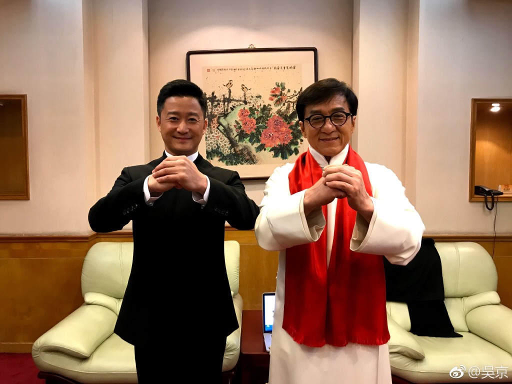 吳京和成龍都是出名的武打巨星。
