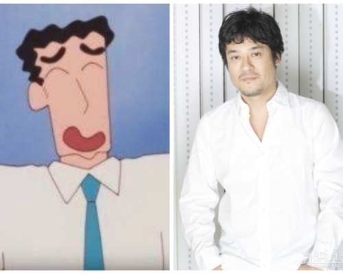 小新廣志爸爸的配音員藤原啟治(右)病逝。網圖