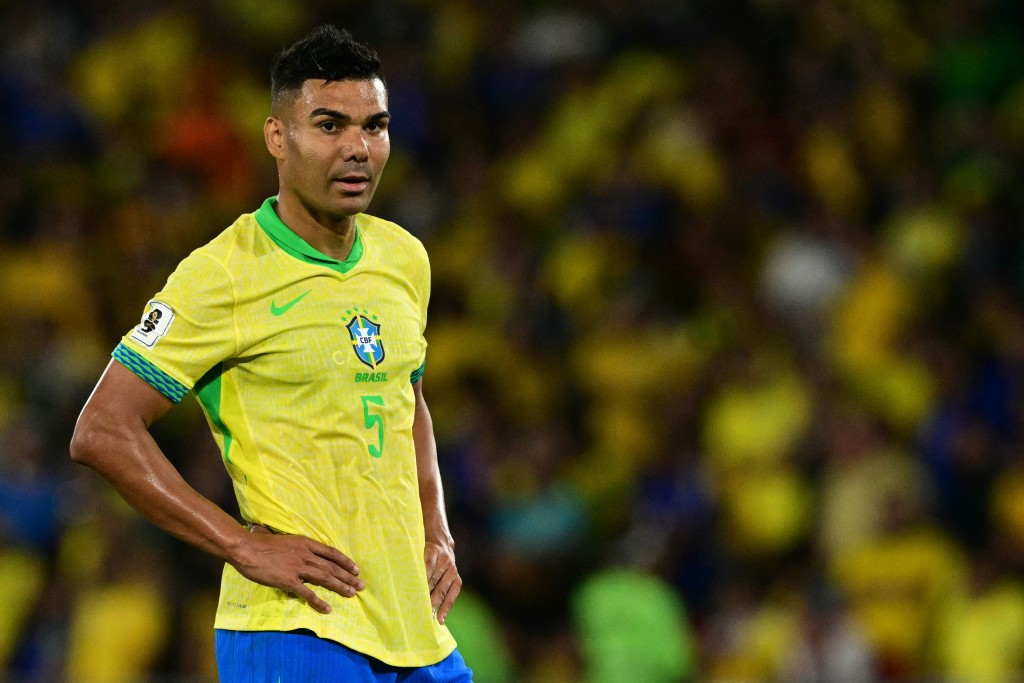 卡斯米路(Casemiro)。AFP