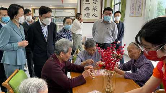 孙玉菡表示，香港正面对人口老化问题。资料图片