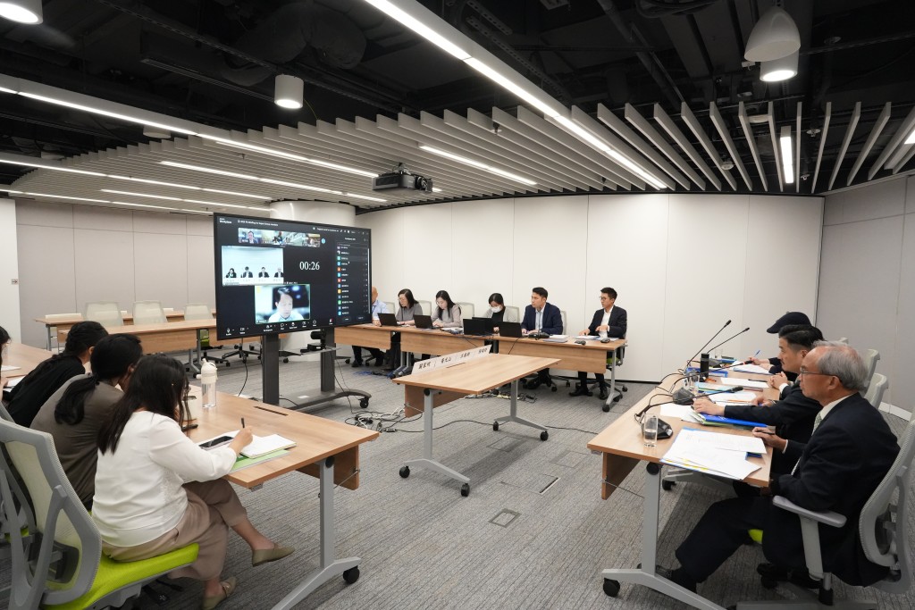 特首政策組專家組成員在線上簡介會發表意見。