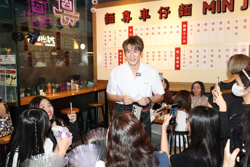 魏浚笙為《殺手#4》密密宣傳。 魏浚笙為《殺手#4》密密宣傳。