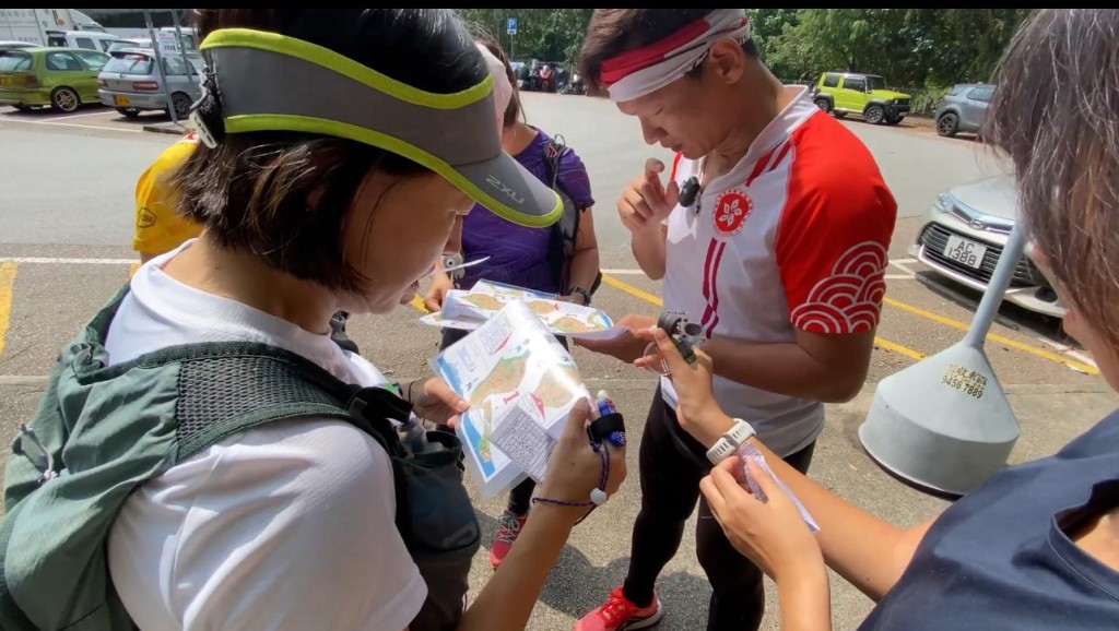 領隊譚泳聰有信心爭獎。中國香港定向總會圖片 領隊譚泳聰有信心爭獎。中國香港定向總會圖片