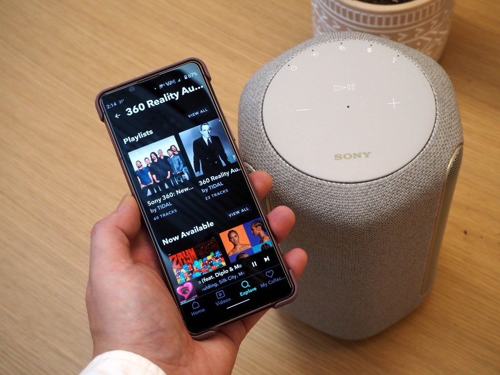 RA3000可直接播放《Tidal》的360 Reality Audio 曲目。