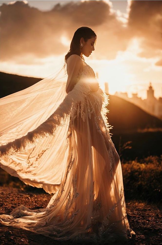 相中Zoie已明顯見肚,相信早前估計懷胎已有四、五個月。