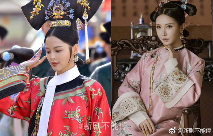 小嘉嬪:《如懿傳》辛芷蕾(左)、《延禧》潘時七