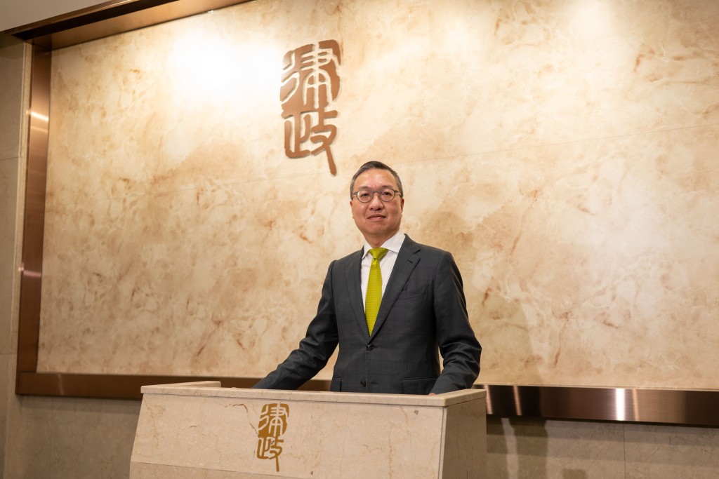 林定國接受訪問。 林定國接受訪問。