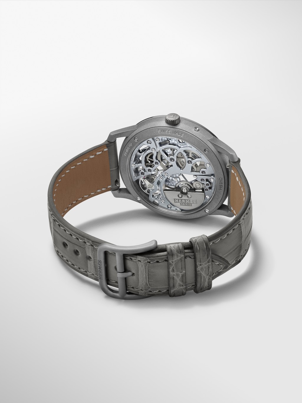 Slim d'Hermès Squelette Lune / 機芯:H1953自動。 Slim d'Hermès Squelette Lune / 機芯:H1953自動。