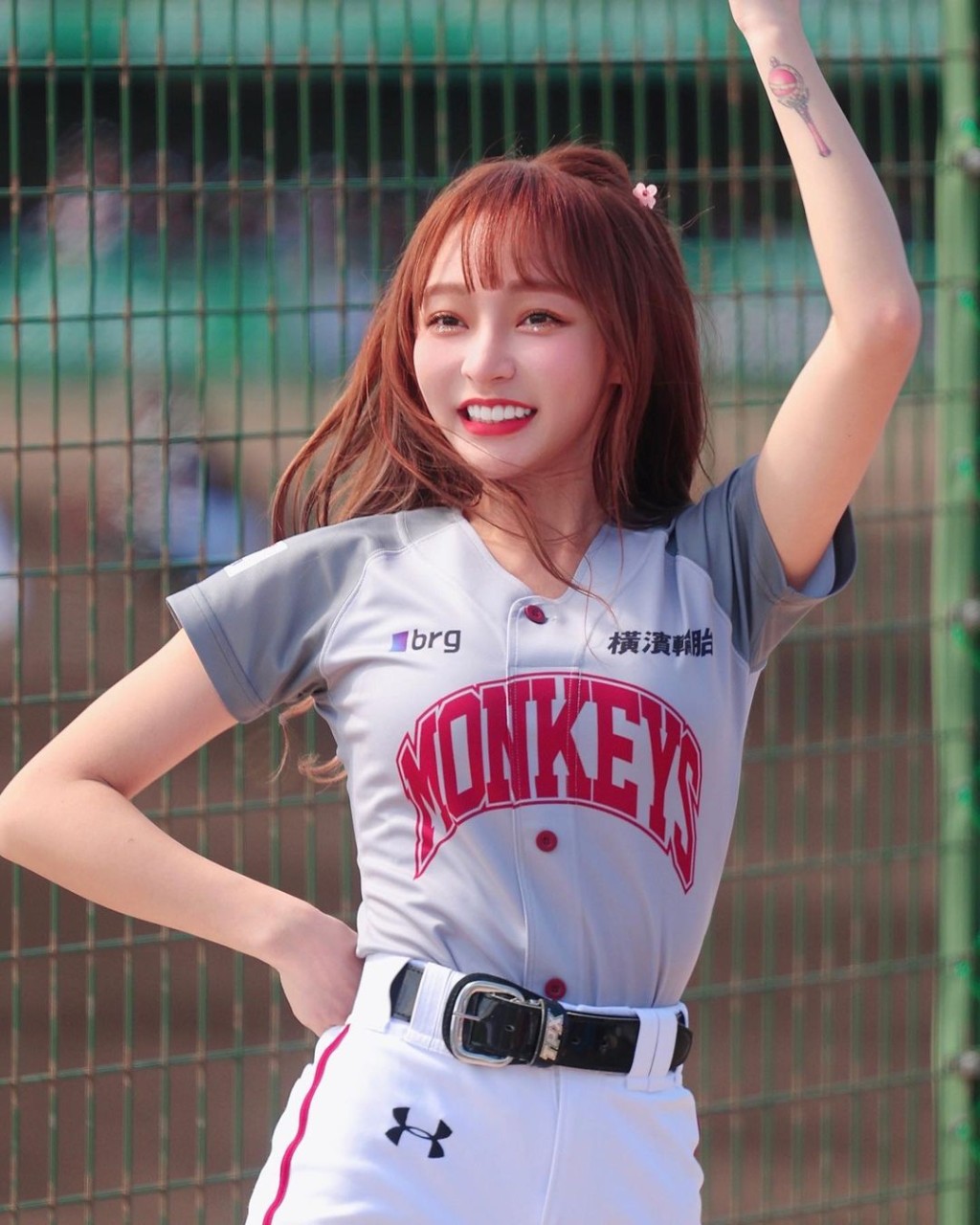 林襄是台湾棒球啦啦队女神。