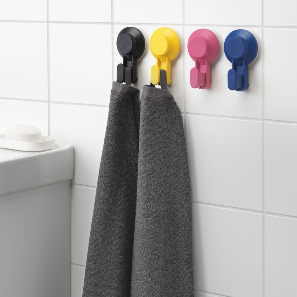 系列分別配備貯物籃及毛巾架，採用吸盤設計，可固定在玻璃或磁磚等平滑表面上，方便放置淋浴用品及毛巾。