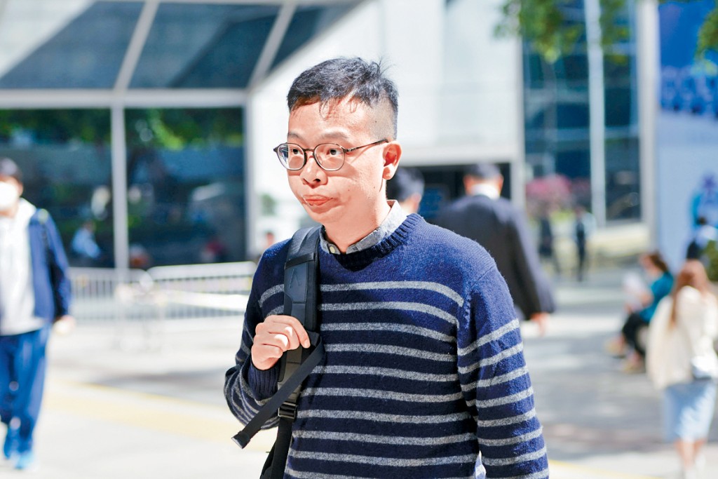 《立場新聞》時任署任總編輯林紹桐。