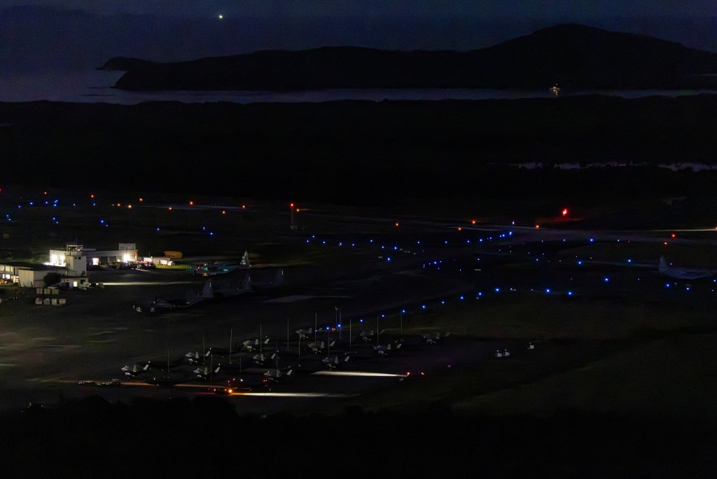 委內瑞拉遭美軍空襲畫面。 路透社