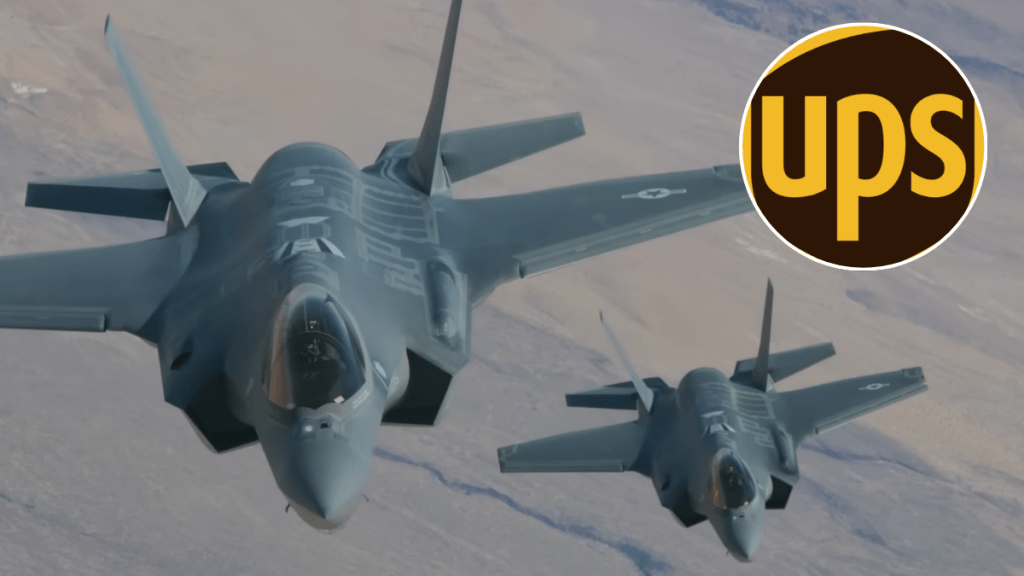 F-35戰機零件失蹤，美媒稱是UPS失誤所致。Lockheed Martin