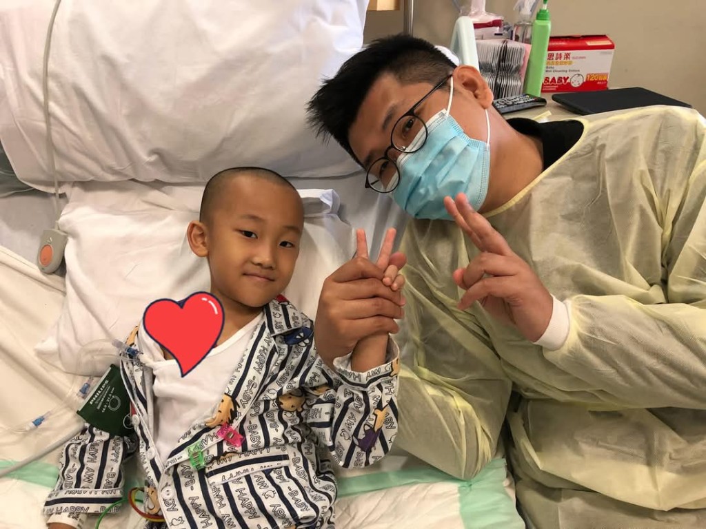 父親一直支持及鼓勵兒子Jarvis加油振作。 (受訪者提供) 父親一直支持及鼓勵兒子Jarvis加油振作。 (受訪者提供)