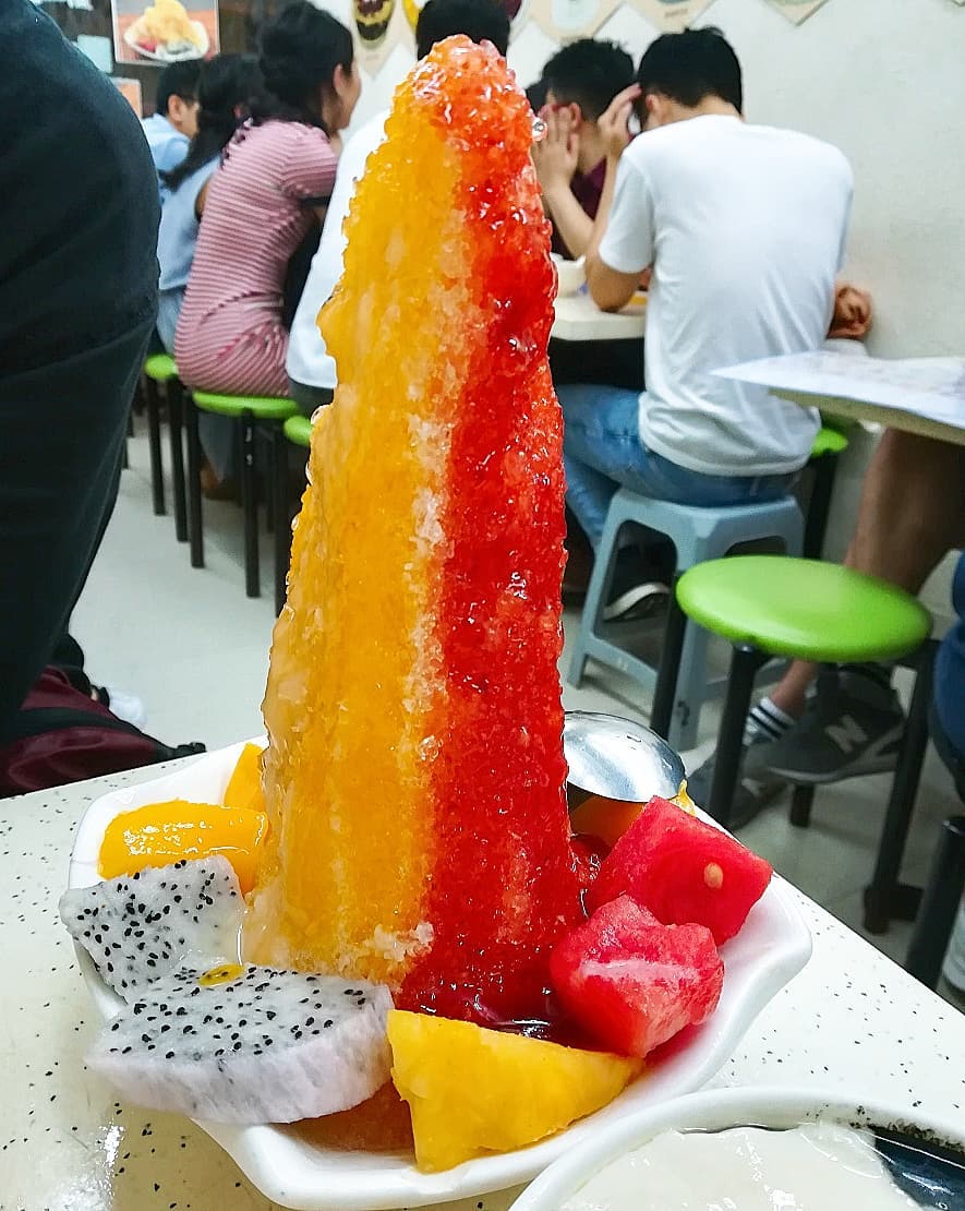 鲜果刨冰，入口带碎冰感，高温下，特别透心凉。(ig@asumaruco)
