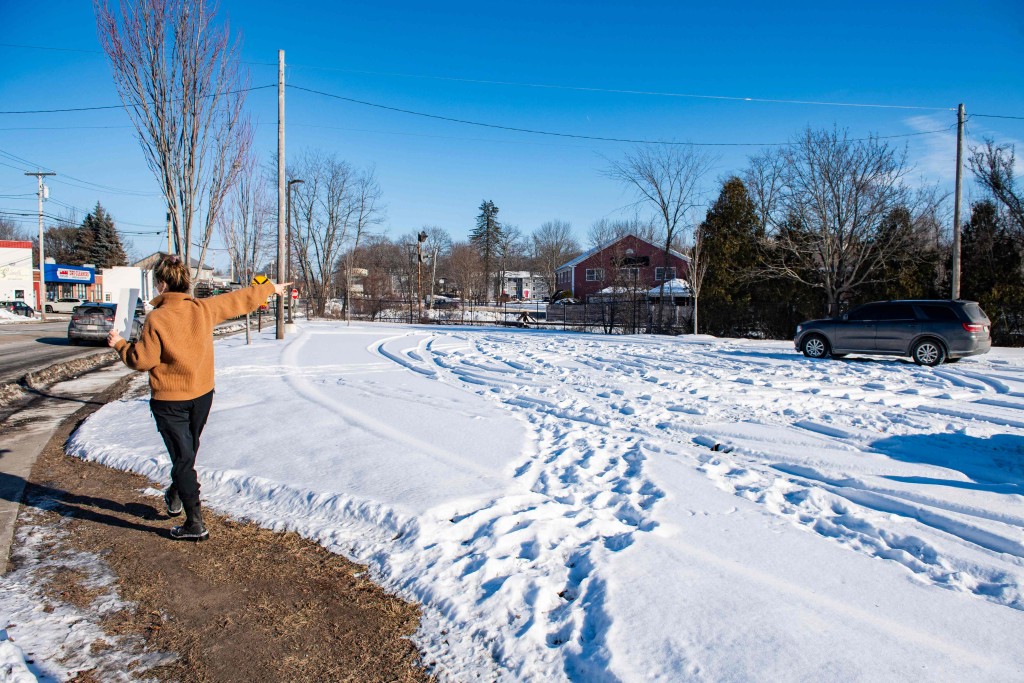 緬因州受暴雪影響。法新社