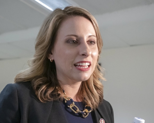 涉性丑闻的加州民主党女众议员凯蒂‧希尔。AP