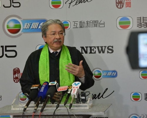 曾俊华又指他提出休养的生息言论遭曲解。