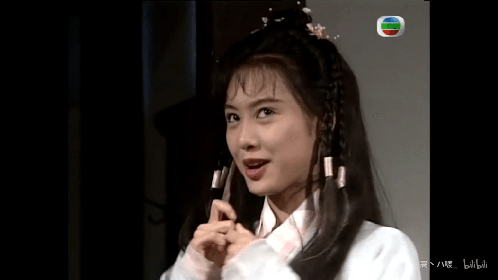 朱茵在TVB劇《射鵰英雄傳》飾演「黃蓉」。