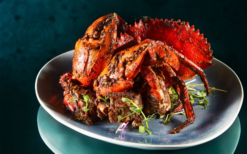 避风塘炒肉蟹 $498，肉质紥实肥厚的肉蟹，用香辣惹味的避风塘方法炒香，鲜甜可口。