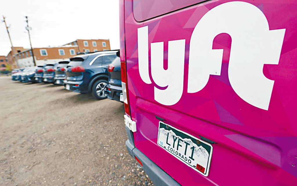 Lyft網約車。 資料圖片