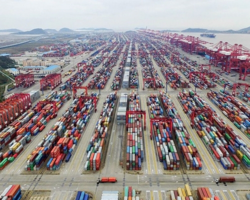 外交部指一次解決所有經貿問題不實際。新華社圖片