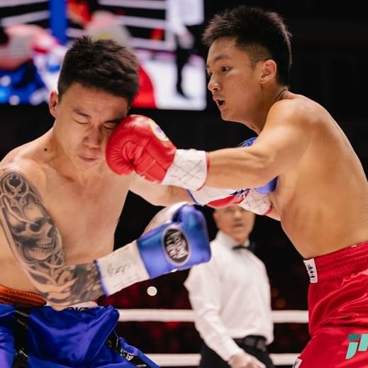 Toyz去年与钟培生在台北小巨蛋上演拳赛。