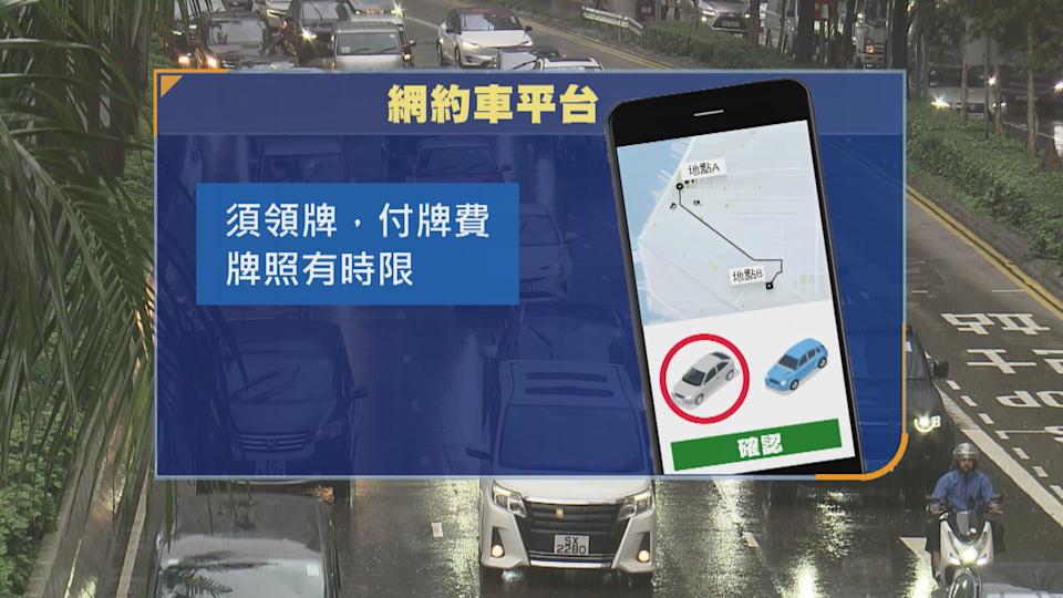 政府公布網約車規管框架,建議發牌規管網約車運營平台、司機與車輛。資料圖片 政府公布網約車規管框架,建議發牌規管網約車運營平台、司機與車輛。資料圖片
