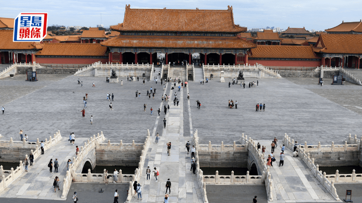 北京的紫禁城是中學內地考察團景點之一。(圖片來源：新華社)