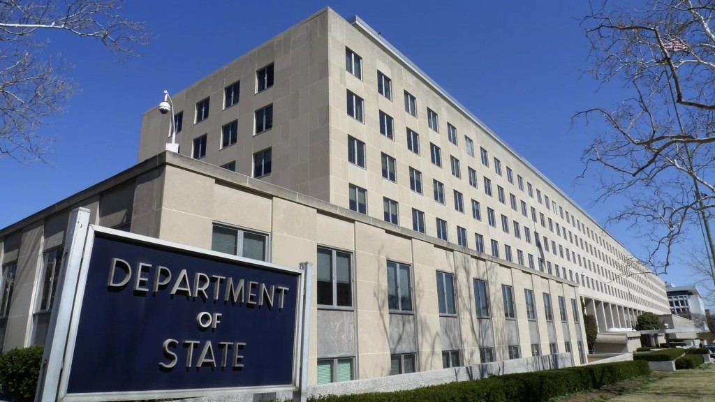 美国国务院。