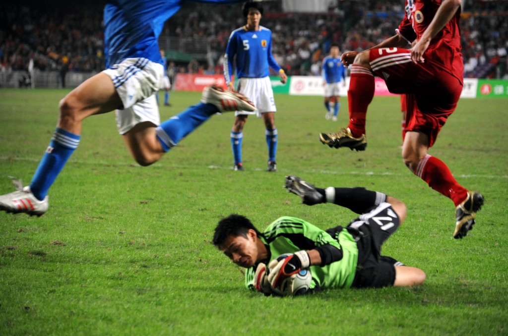 葉鴻輝在2009年東亞運決賽表現神勇，助港足創造傳奇。