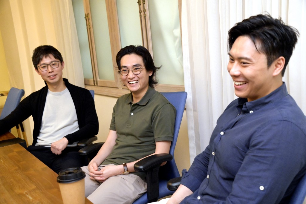 （左起）James、Ryan、Daniel的話題離不開《尋秦記》、《哈利波特》、《絕命毒師》、《怪奇物語》等經典作品。