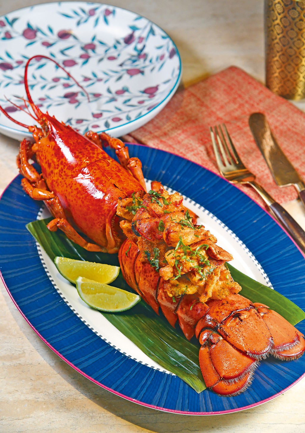 Lobster Tikka，爽脆香甜的龙虾肉，先用香料腌制，再烧至刚熟，入口啖啖肉又鲜甜。