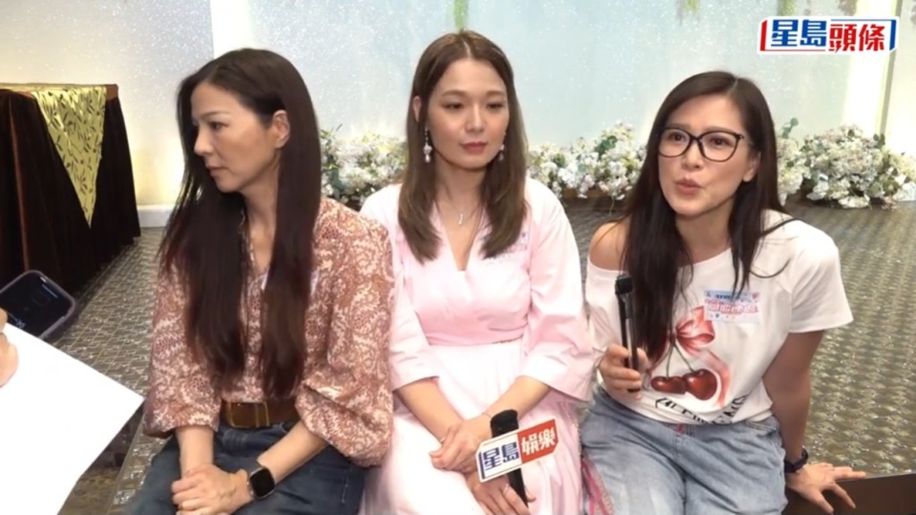 滕麗名黑面示人。 滕麗名黑面示人。