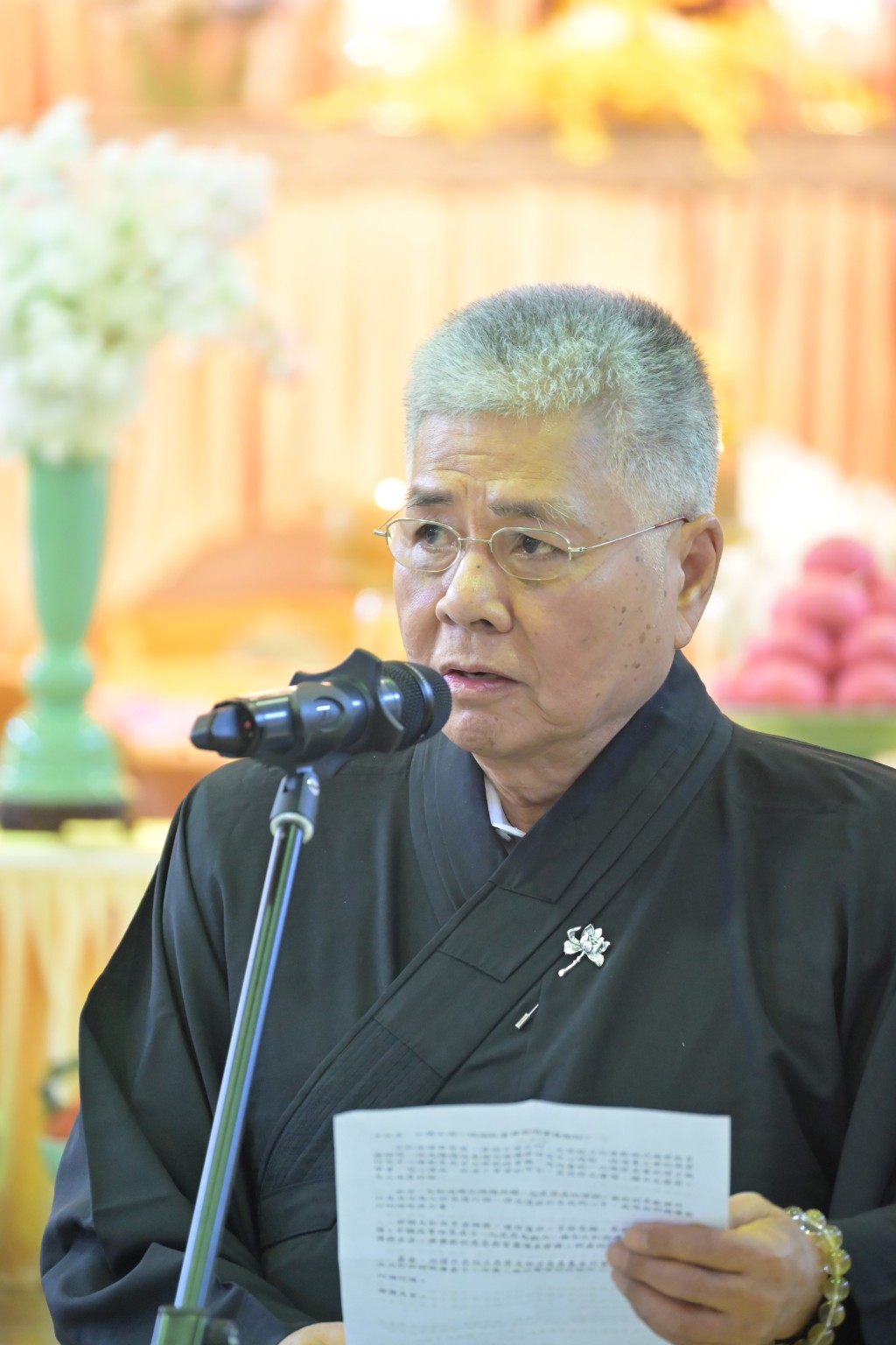 旭日集團副董事長兼總經理楊勳致讚頌詞。