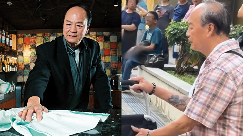 79歲狄龍酷熱戶外開工畫面曝光  烈日曝曬面色蒼白網民憂中暑  一特徵仍顯大俠風範