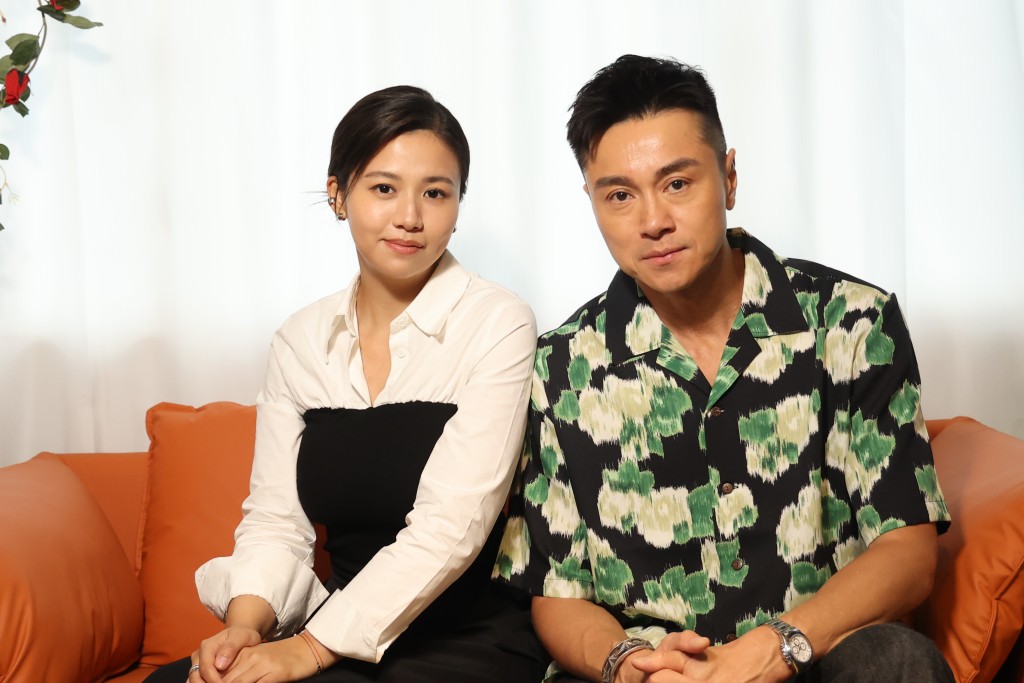 黃浩然和楊偲泳一同受訪，談《私家偵探》拍攝點滴。