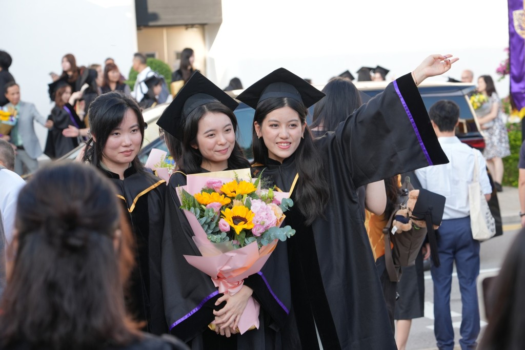 林定國期望畢業生能展現中大學子的優秀質素，為香港的法治建設注入新活力。林定國FB圖片