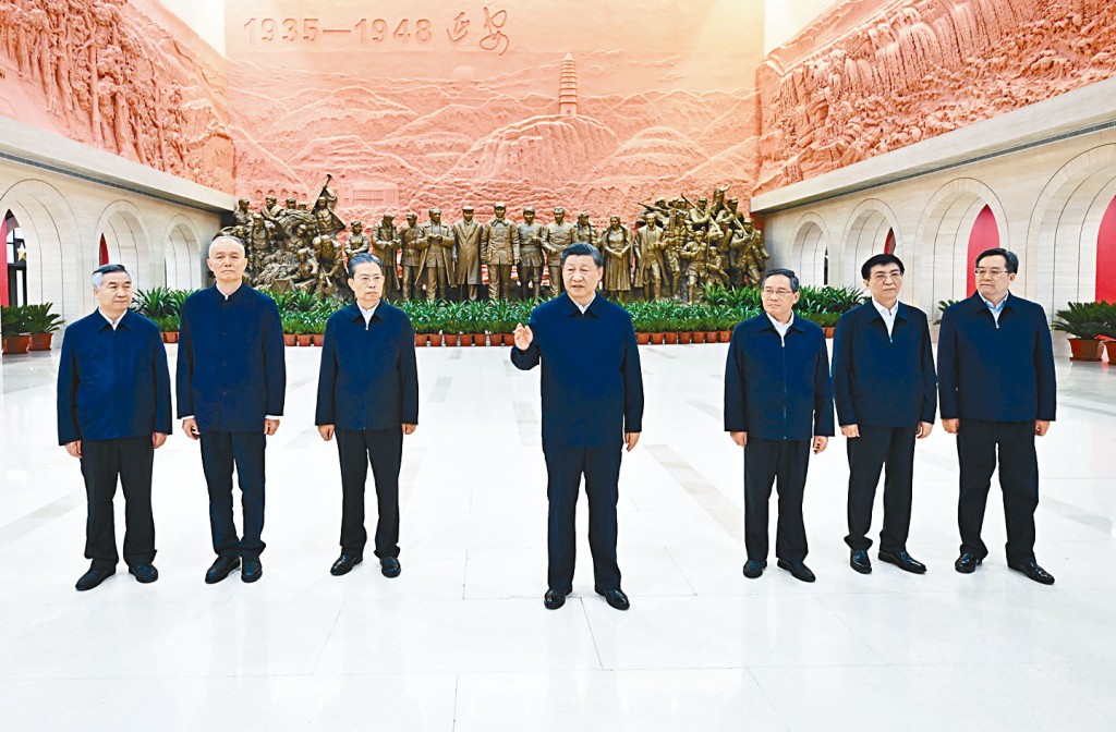 習近平參觀延安革命紀念館,發表講話。