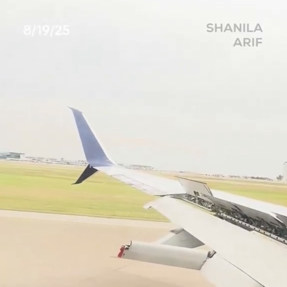 所幸最後安全降落。 Shanila Arif 所幸最後安全降落。 Shanila Arif